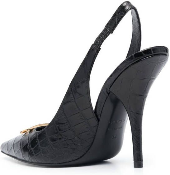 TOM FORD TF pumps met logo Zwart