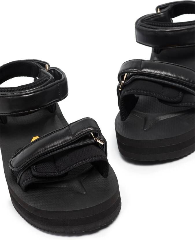 Tom Wood x Suicoke Cel sandalen met plateauzool Zwart Schoenen.nl