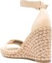 Tommy Hilfiger 110 mm espadrilles met logoplakkaat Bruin - Thumbnail 3