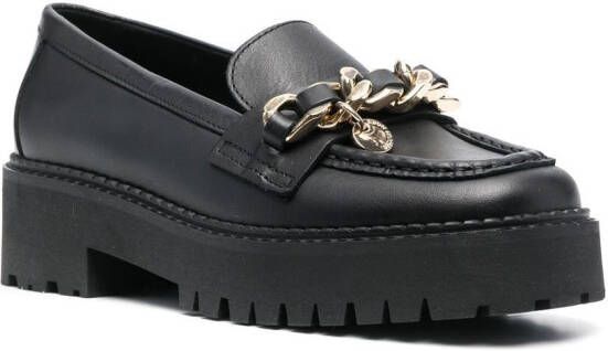 Tommy Hilfiger Loafers met schakelketting Zwart