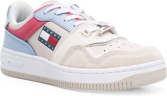 Tommy Jeans Talon sneakers met colourblocking Beige