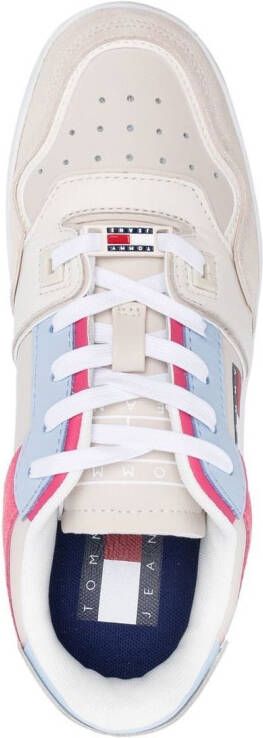 Tommy Jeans Talon sneakers met colourblocking Beige