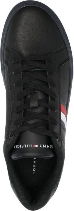 Tommy Hilfiger Corporate sneakers met logostreep Zwart