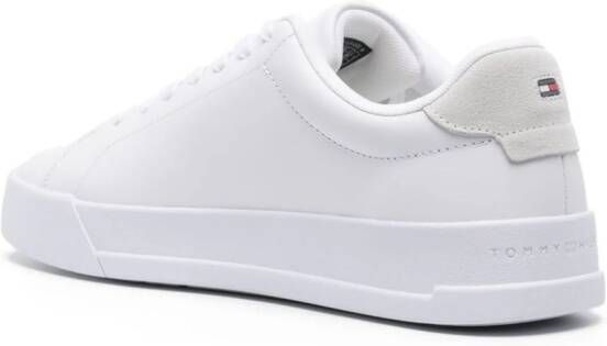 Tommy Hilfiger Court Leisure leren sneakers Wit
