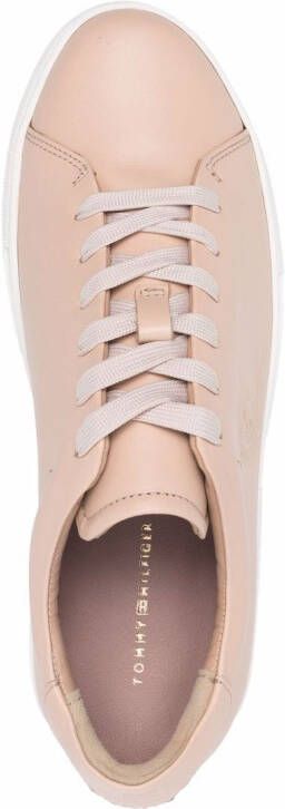 Tommy Hilfiger Elevated Crest low-top sneakers Roze