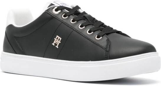 Tommy Hilfiger Essential Elevated leren sneakers Zwart