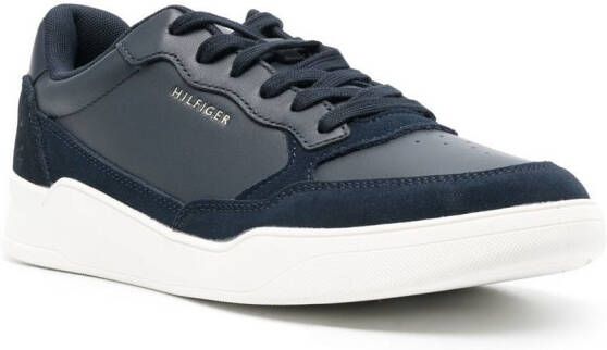 Tommy Hilfiger Sneakers met logo-reliëf Blauw