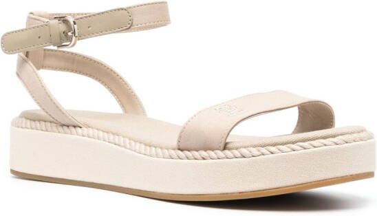 Tommy Hilfiger Sandalen met geborduurd logo Groen