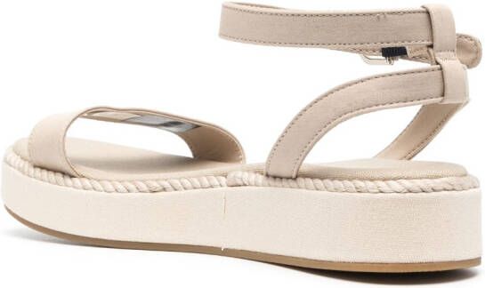 Tommy Hilfiger Sandalen met geborduurd logo Groen