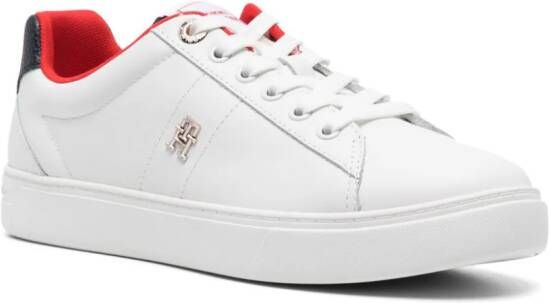 Tommy Hilfiger Essential Elevated leren sneakers Wit