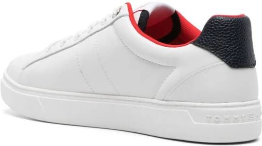 Tommy Hilfiger Essential Elevated leren sneakers Wit