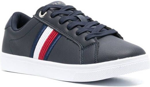 Tommy Hilfiger Essential Stripes sneakers Blauw