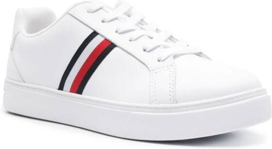 Tommy Hilfiger Essential leren sneakers Wit