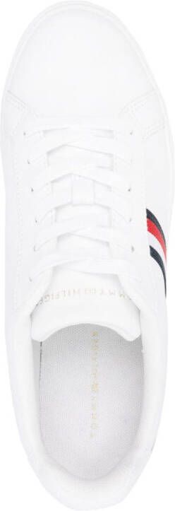 Tommy Hilfiger Essential leren sneakers Wit