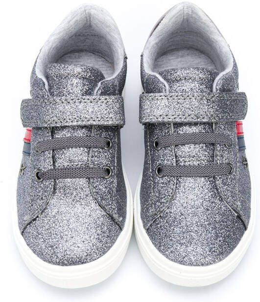 Tommy Hilfiger Junior Sneakers met klittenband Grijs