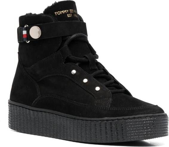 Tommy Hilfiger Lammy laarzen Zwart