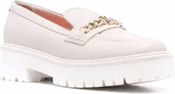 Tommy Hilfiger Loafers met horsebit detail Beige