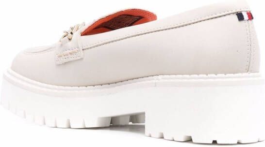 Tommy Hilfiger Loafers met horsebit detail Beige