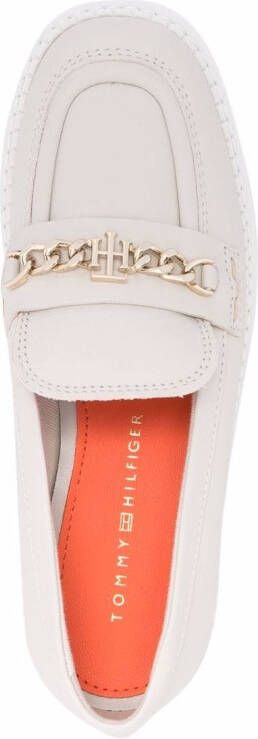 Tommy Hilfiger Loafers met horsebit detail Beige