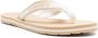 Tommy Hilfiger Gestreepte teenslippers Wit - Thumbnail 2