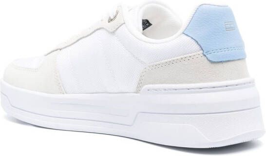 Tommy Hilfiger Leren sneakers Blauw