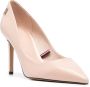 Tommy Hilfiger Pumps met monogram plakkaat Beige - Thumbnail 2