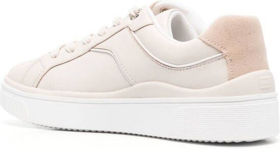 Tommy Hilfiger Leren sneakers Beige