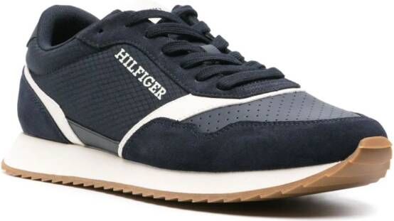 Tommy Hilfiger Runner sneakers met vlakken Blauw