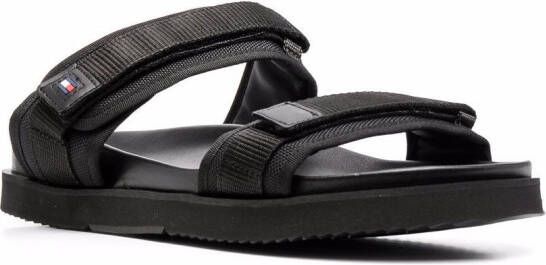 Tommy Hilfiger Sandalen met klittenband Zwart