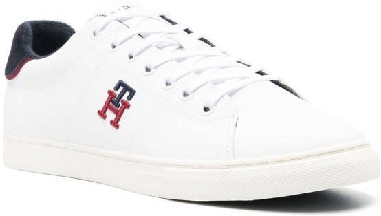 Tommy Hilfiger Sneakers met geborduurd logo Wit