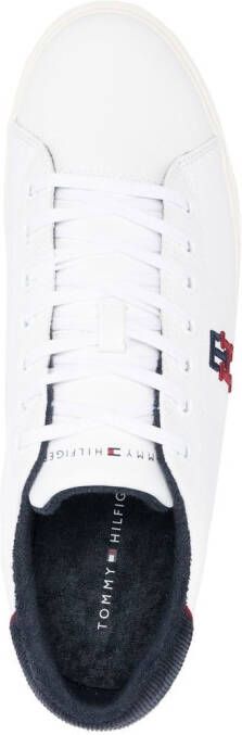 Tommy Hilfiger Sneakers met geborduurd logo Wit