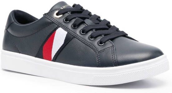 Tommy Hilfiger Sneakers met logodetail Blauw