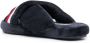 Tommy Hilfiger Slippers met gekruiste bandjes Blauw - Thumbnail 3