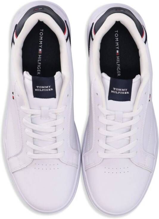 Tommy Hilfiger Sneakers met contrasterende neus Wit
