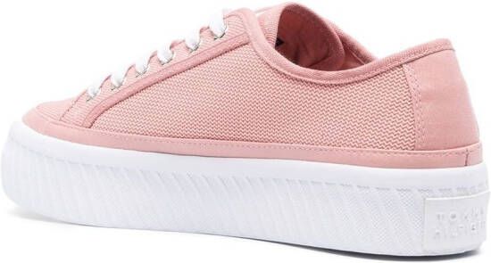 Tommy Hilfiger Sneakers met plateauzool Roze