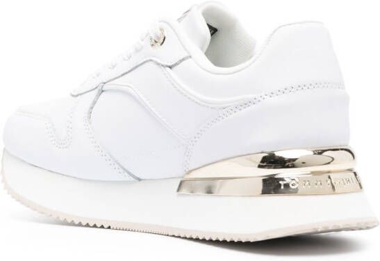 Tommy Hilfiger Sneakers met plateauzool Wit