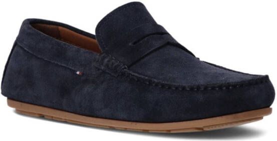 Tommy Hilfiger Suède loafers Blauw