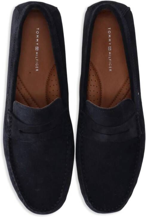 Tommy Hilfiger Suède loafers Blauw