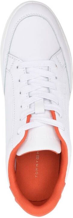 Tommy Hilfiger Sneakers met plateauzool Wit