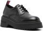 Tommy Jeans Leren Oxford schoenen Zwart - Thumbnail 2