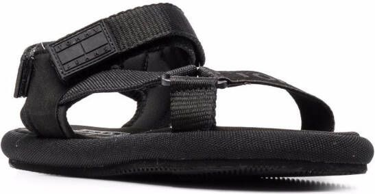 Tommy Jeans Essential Sporty sandalen met open neus Zwart