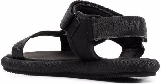 Tommy Jeans Essential Sporty sandalen met open neus Zwart