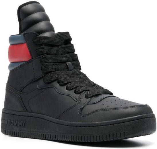 Tommy Jeans High-top sneakers Zwart