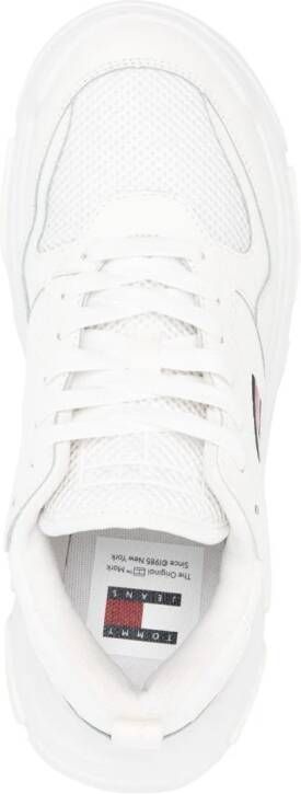 Tommy Jeans Sneakers met logo-applicatie Wit