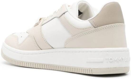 Tommy Jeans Retro Basketbal sneakers Beige