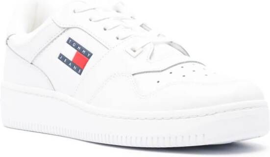 Tommy Jeans Retro Basketbal sneakers Wit