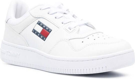 Tommy Jeans Sneakers met logopatch Wit