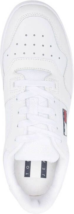 Tommy Jeans Sneakers met logopatch Wit