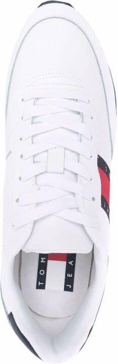 Tommy Jeans Sneakers met logoprint Wit