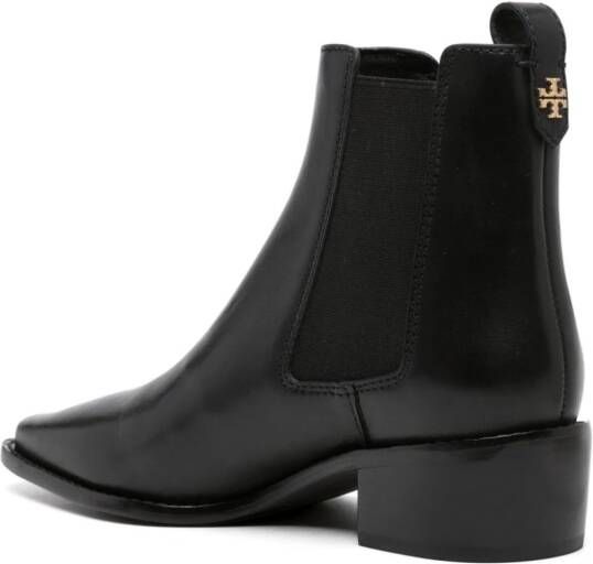 Tory Burch 45 mm Chelsea enkellaarzen Zwart